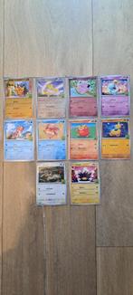 Complete Set van 10 Oishi x Pokémon Thailand Exclusive stamp, Ophalen of Verzenden, Nieuw, Meerdere kaarten, Foil