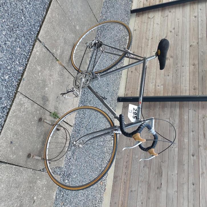 Vintage koersfiets met Campagnolo, Fietsen en Brommers, Fietsen | Oldtimers, 55 tot 59 cm, Ophalen