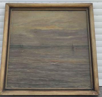 Huile sur toile marine signe beschikbaar voor biedingen