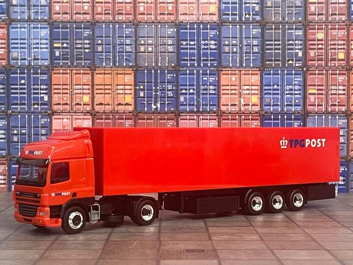 Herpa DAF CF TPG Post 1:87, Hobby en Vrije tijd, Modelauto's | 1:87, Zo goed als nieuw, Bus of Vrachtwagen, Herpa, Ophalen of Verzenden