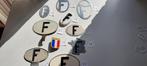 oude landkentekens "F" (Frankrijk), 15 euro per stuk, Verzenden, Gebruikt, Overige typen