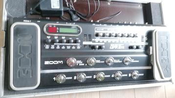 Multi dffect pedaal Zoom G9.2tt. In flightcase