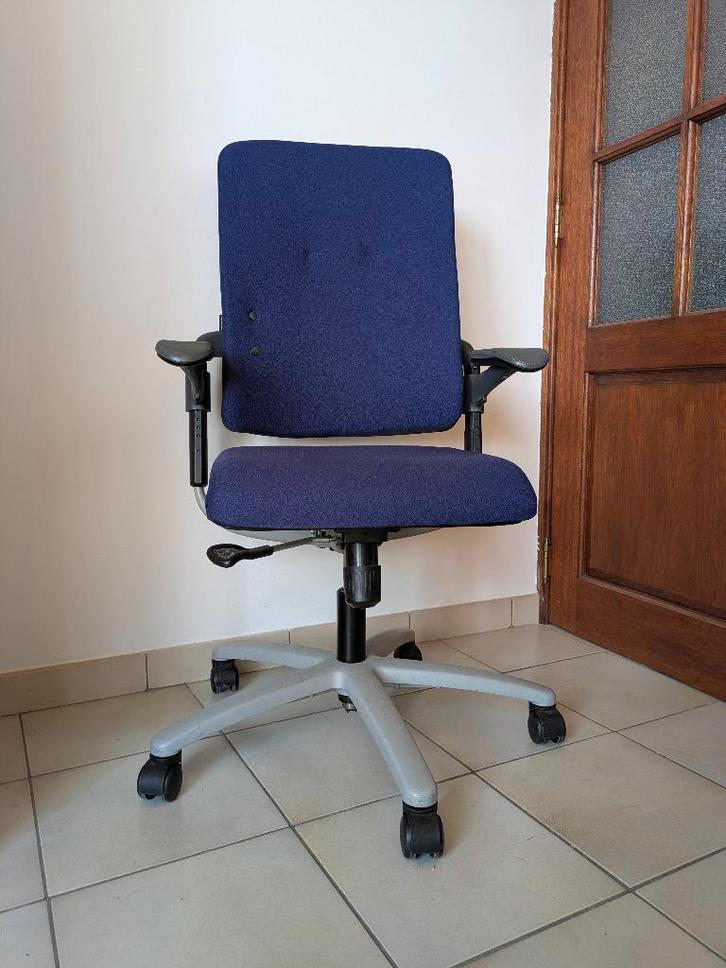 Ergonomische bureaustoel Rohde & Grahl Xenium, Huis en Inrichting, Bureaustoelen, Gebruikt, Bureaustoel, Blauw, Ergonomisch, Ophalen of Verzenden