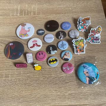 22 pinnen en buttons beschikbaar voor biedingen