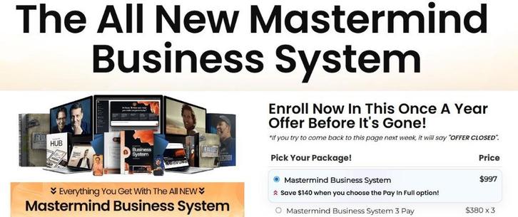 Mastermind Business System - Tony Robbins ($1000 VALUE), Livres, E-books, Autres sujets/thèmes