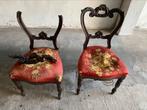 2 antieke stoelen, Antiek en Kunst, Antiek | Meubels | Stoelen en Sofa's, Ophalen of Verzenden