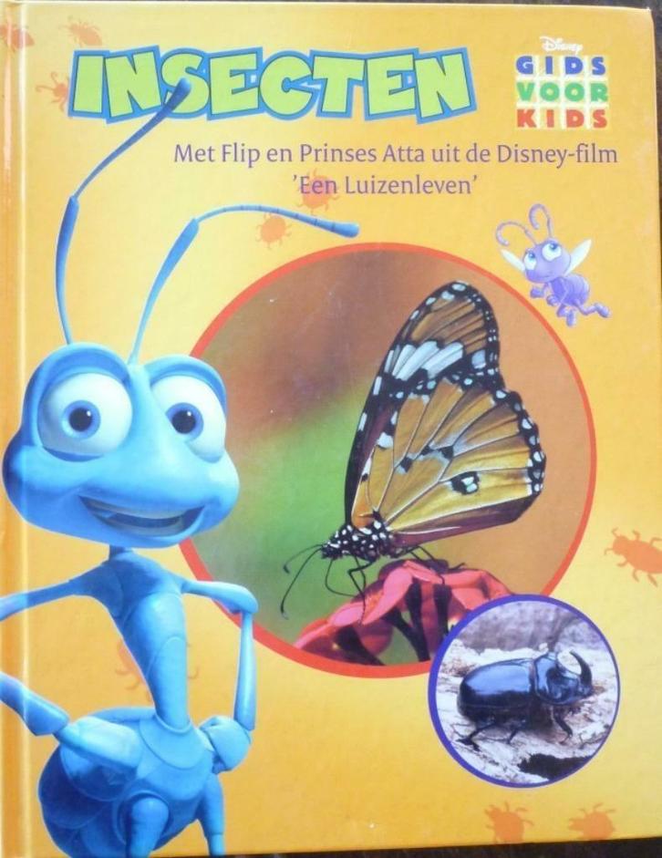 Insecten met Flip en Prinses Atta uit de Disney-Pixar-film, Boeken, Kinderboeken | Jeugd | onder 10 jaar, Zo goed als nieuw, Ophalen of Verzenden