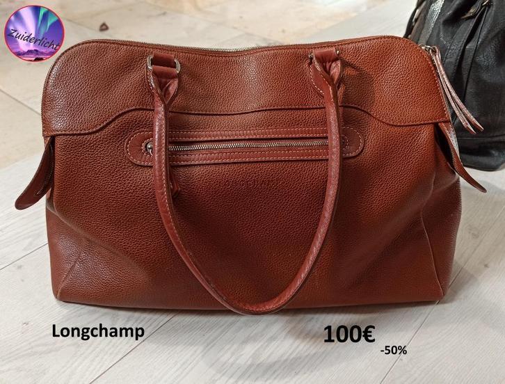 Handtas van het merk Longchamp, Handtassen en Accessoires, Tassen | Damestassen, Gebruikt, Handtas, Bruin, Ophalen