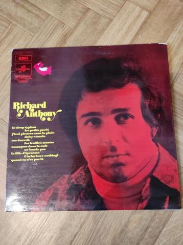 vinyle 33 tours richard anthony, Enlèvement ou Envoi, Utilisé