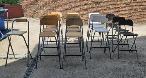 Tabourets pliants, Huis en Inrichting, Krukjes, Gebruikt, Hout, Ophalen