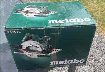 Scie circulaire Metabo Ks55Fs, 1200 watts ou plus, 30 à 70 mm, Comme neuf, Enlèvement