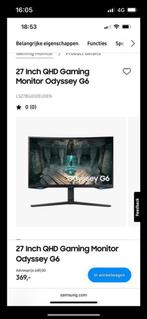 Samsung smart monitor curved, Computers en Software, Ophalen of Verzenden, Zo goed als nieuw