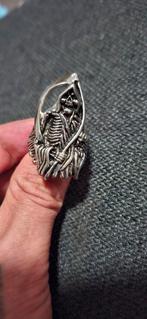La faucheuse bague argent., Handtassen en Accessoires, Ringen, Ophalen of Verzenden, Nieuw, Zilver, Zilver
