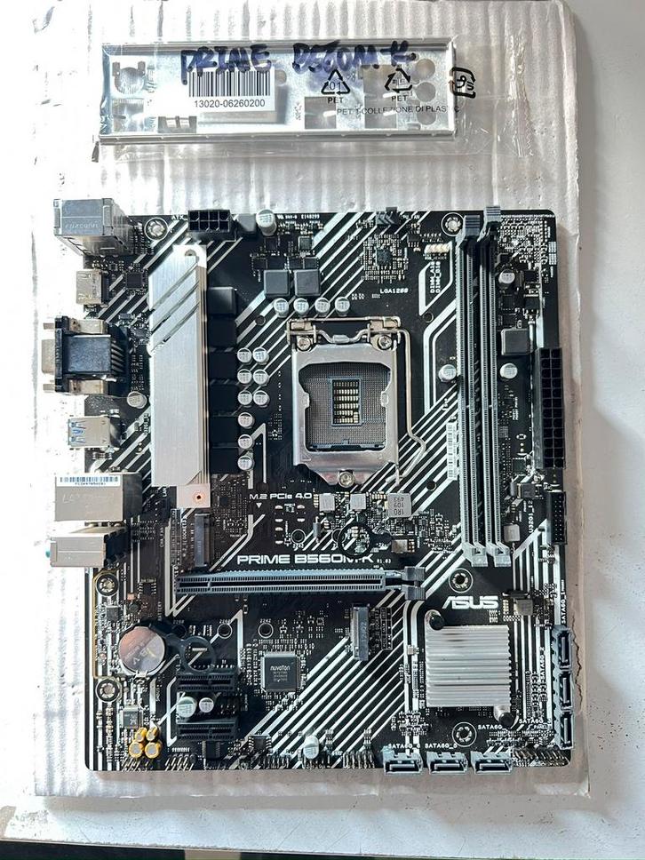 prime b560m-k - lga 1200 - ddr4 - (lees beschrijving), Computers en Software, Moederborden, Zo goed als nieuw, Intel, DDR4, Ophalen of Verzenden