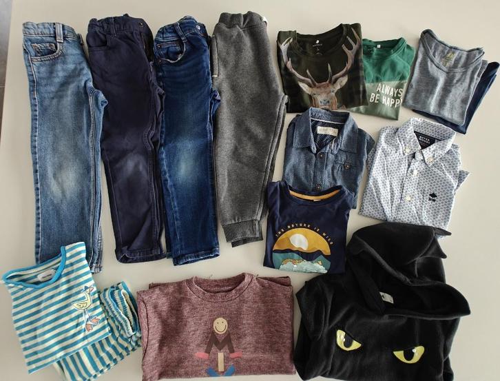 pakket jongen maat 104 - 14 stuks, Kinderen en Baby's, Kinderkleding | Maat 104, Gebruikt, Jongen, Setje, Ophalen