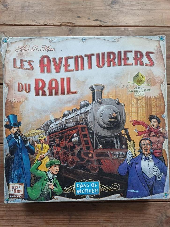 Les aventuriers du rail, Hobby en Vrije tijd, Gezelschapsspellen | Bordspellen, Gebruikt, Een of twee spelers, Drie of vier spelers
