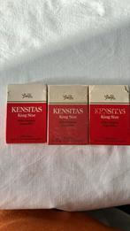 Kensitas King size cigarettes. 3 doosjes, Comme neuf, Enlèvement ou Envoi