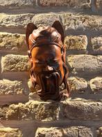 Oosters houten wandmasker – handgesneden, Ophalen of Verzenden