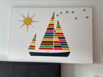 Modern kunstwerk schilderij boot - gesigneerd, Antiek en Kunst, Kunst | Schilderijen | Modern, Ophalen