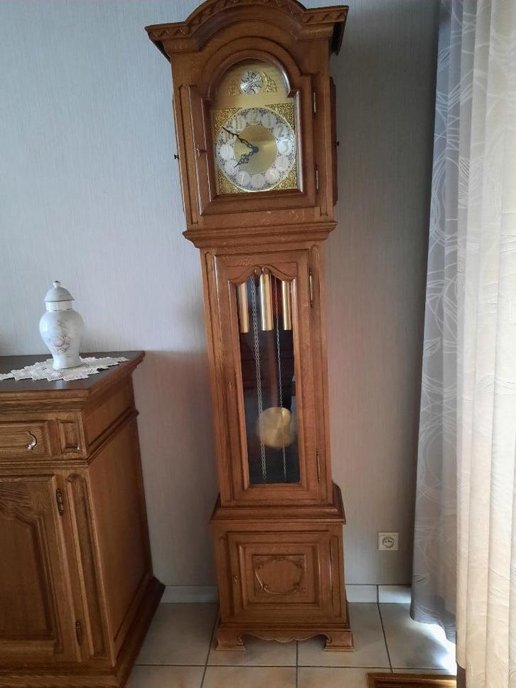 Staande klok massief eiken., Antiek en Kunst, Antiek | Klokken, Ophalen