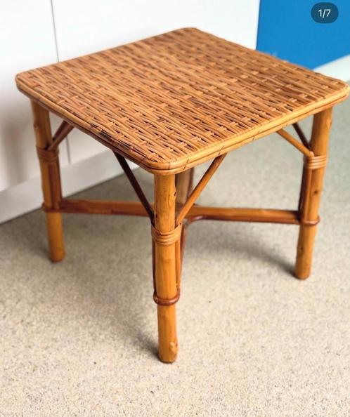 Bamboe bijzettafel, Huis en Inrichting, Tafels | Salontafels, Ophalen
