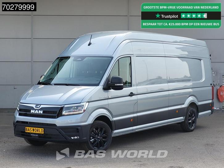 MAN TGE 3.180 Automaat L5H4 XXL LED ACC Navi Airco Camera Pa, Auto's, Bestelwagens en Lichte vracht, Bedrijf, Te koop, Achteruitrijcamera