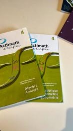 Actimath 4   2 tomes, Boeken, Schoolboeken, Ophalen of Verzenden, ASO, Wiskunde A, Van In