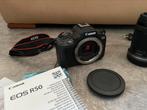 Canon EOS R50 + Objectif RF-S 18-150mm f/3.5-6.3 IS STM, Audio, Tv en Foto, Fotocamera's Digitaal, Ophalen, Spiegelreflex, Canon