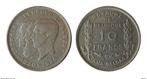 10595 * ALBERT I * 2 belga / 10fr 1931 frans  pos.B * Pr, Postzegels en Munten, Munten | België, Verzenden