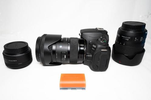canon EOS 90D uitgebreid startpakket - 3 lenzen inbegrepen, Audio, Tv en Foto, Fotocamera's Digitaal, Zo goed als nieuw, Spiegelreflex