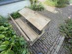 oude lessenaar, bureau, Ophalen, Gebruikt, Bureau