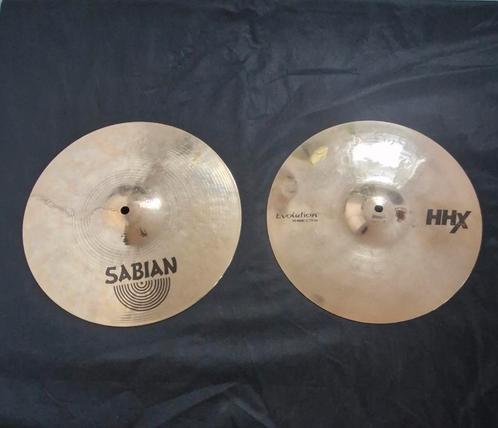 Sabian 13" HHX Evolution Hihats, Muziek en Instrumenten, Instrumenten | Onderdelen, Gebruikt, Ophalen