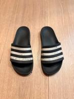 Adidas slippers - Maat 41.5 - Heel goed - Zwart en wit, Zwart, Zo goed als nieuw, Adidas, Ophalen