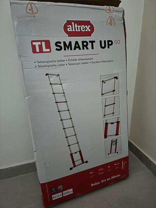 ALTREX 11 stappen telescopische ladder, Doe-het-zelf en Bouw, Ladders en Trappen, Nieuw, Ladder, Ophalen