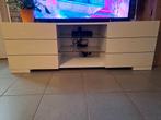 Tvkast wit, Huis en Inrichting, Kasten |Televisiemeubels, Ophalen, Gebruikt