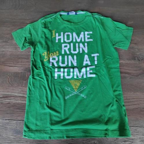 Lichtgroene t shirt Guess, Kinderen en Baby's, Kinderkleding | Maat 140, Zo goed als nieuw, Jongen, Ophalen of Verzenden