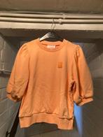 Perzikkleurige sweater met korte pofmouw, CKS, small, Kleding | Dames, Oranje, Ophalen of Verzenden, Zo goed als nieuw, Maat 36 (S)