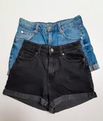 2 jeans shorten /H&M / maat 36, Bleu, Porté, H&M, W28 - W29 (confection 36)