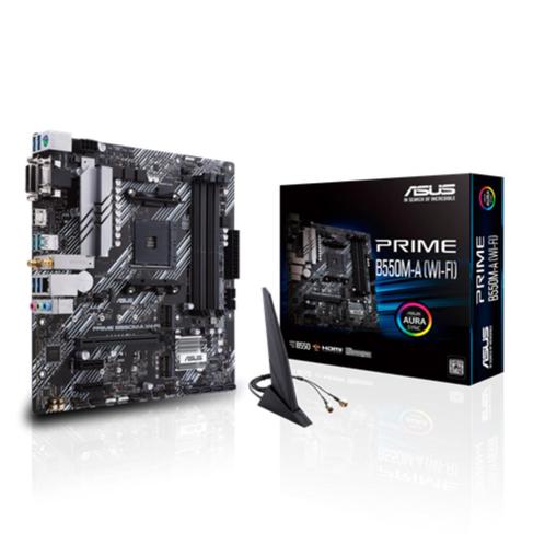 Asus PRIME B550M-A WIFI (AM4), Computers en Software, Moederborden, Zo goed als nieuw, AMD, DDR4, Ophalen of Verzenden
