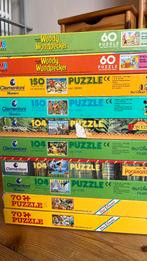 10 legpuzzels tot 150 stukken, Kinderen en Baby's, Speelgoed | Kinderpuzzels, Gebruikt, Ophalen of Verzenden
