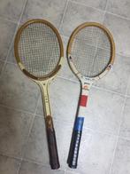 oude houten tennisracketten, Sports & Fitness, Tennis, Raquette, Enlèvement, Utilisé