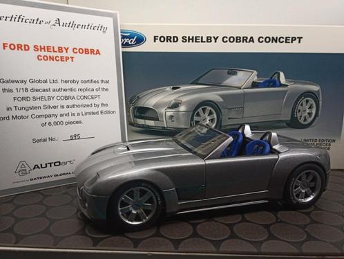 Ford Shelby Cobra Concept Autoart Limited 1/18, Hobby en Vrije tijd, Modelauto's | 1:18, Nieuw, Auto, Autoart, Ophalen of Verzenden