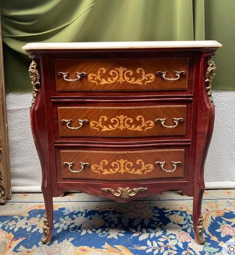 Ladekast In De Stijl Van Lodewijk Xv. met marmer, Antiek en Kunst, Antiek | Meubels | Kasten, Ophalen of Verzenden