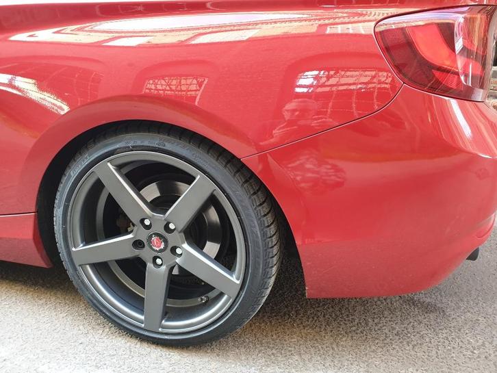 BMW VELGENSET AXE 18 EX18 SATIN GREY+WINTERBANDEN PIRELLI SO, Auto-onderdelen, Banden en Velgen, Banden en Velgen, Winterbanden