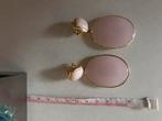 Mooi roze oorbellen/hangers L6cm NIEUW, Handtassen en Accessoires, Oorbellen, Ophalen, Nieuw, Roze, Hangers