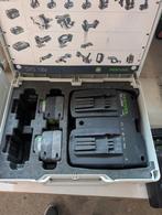 Dubbele oplader en twee 18v 5,2ah-batterijen, Ophalen, Zo goed als nieuw