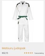 Judopak Matsuru maat 140 nieuwstaat, 2 keer gedragen, Sport en Fitness, Vechtsporten en Zelfverdediging, Ophalen, Zo goed als nieuw