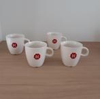Nieuw: set van 4 kopjes Douwe Egberts (9cm hoog), Huis en Inrichting, Keuken | Servies, Ophalen of Verzenden, Nieuw, Aardewerk