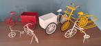 Decoratie miniatuur fietsen en bakfietsen, Ophalen of Verzenden, Gebruikt
