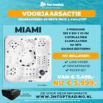 ACTIE!!! AquaLife Spa (jacuzzi)-Miami 220x220cm 5p (Balboa), Filtre, Enlèvement ou Envoi, Neuf